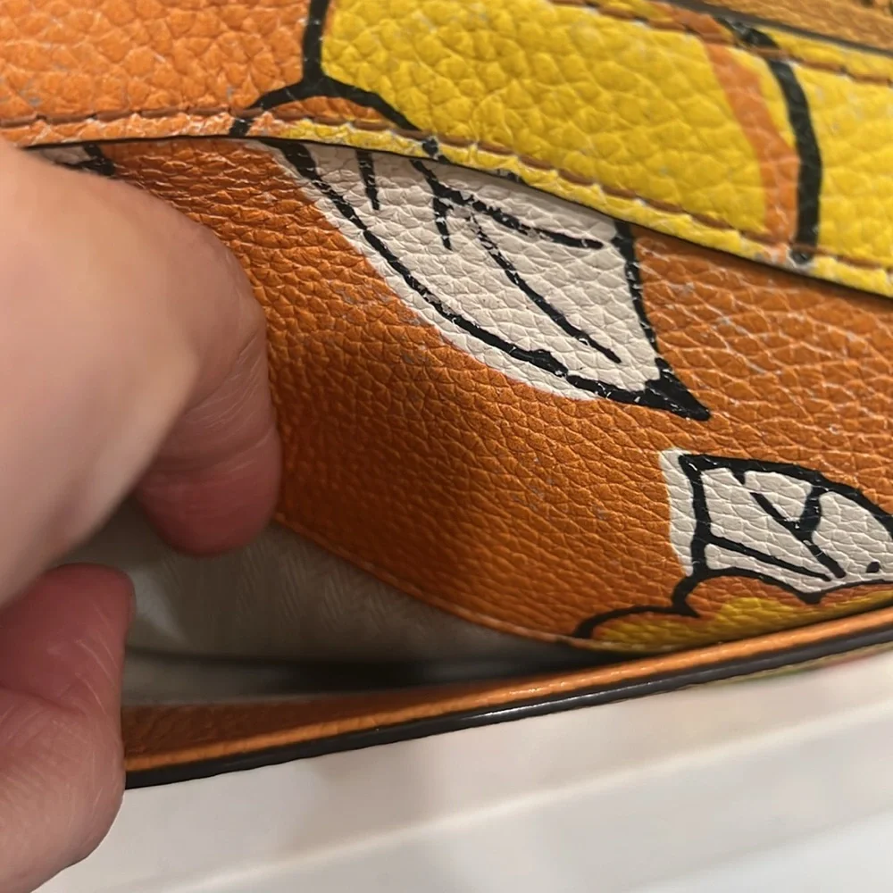 Tory Burch camera bag crafted of leather with floral motif. - Picture 11 of 17